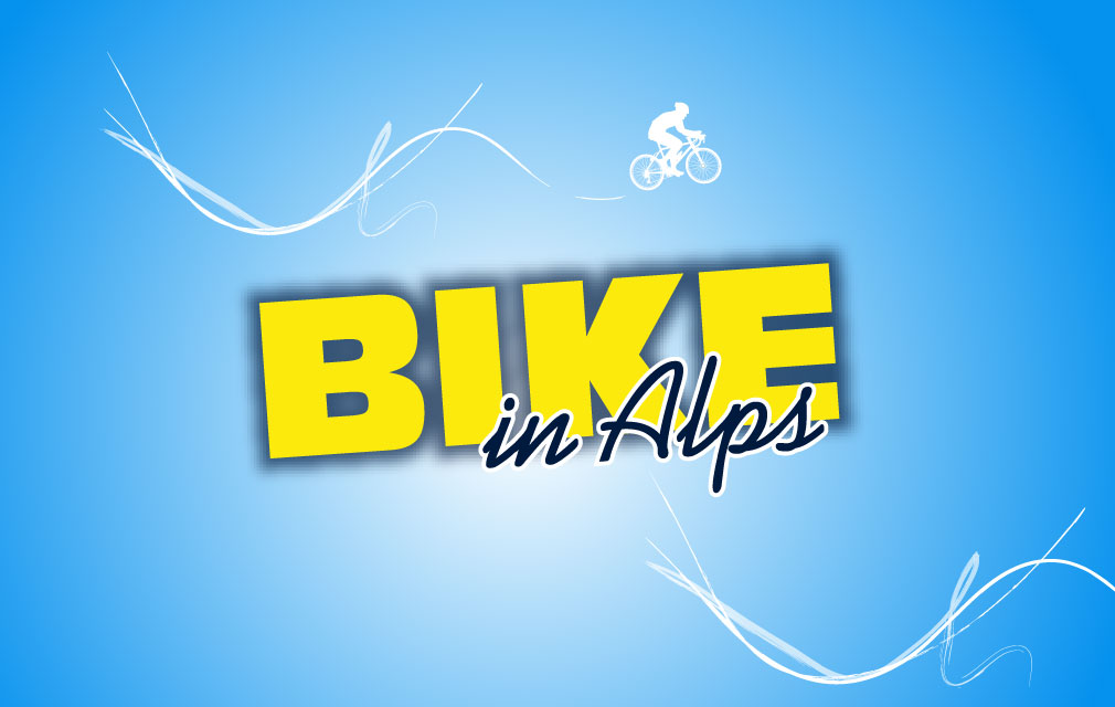 Bike in alps logo